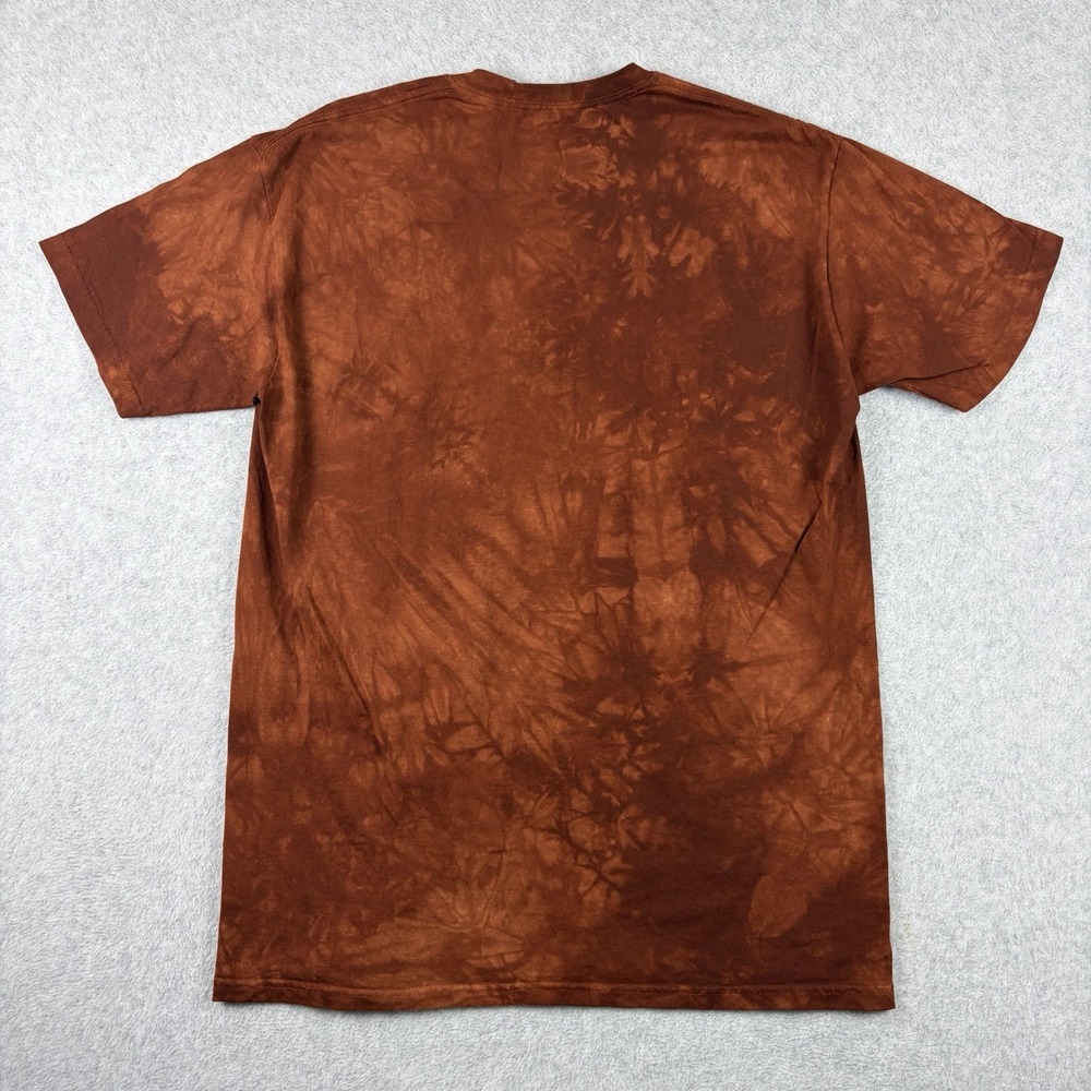 The Mountain T Shirt Mens Large Orange Tie Dye Graphic Lion Animal Nature Cotton - Picture 3 of 5